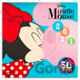 Poznámkový nástěnný kalendář Minnie Mouse 2021