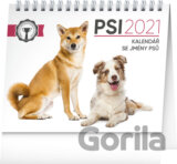 Stolní kalendář Psi 2021