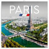 Poznámkový nástěnný kalendář Paris 2021