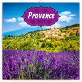 Poznámkový nástěnný kalendář Provence 2021