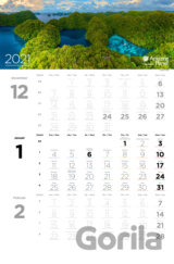 Trojmesačný kalendár Amazing Planet 2021