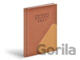 Diář 2021 T805 PU brown / light brown