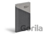 Diář 2021 T806 PU grey / black