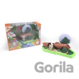 HEXBUG Lil Nature Babies - Vlk Waya a lesní doupě, velký set
