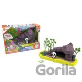 HEXBUG Lil Nature Babies - Panda Lin a skalní vodopády, velký set