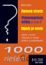 1000 riešení 9-10/2020 - Daňová strata, Odpady po novele