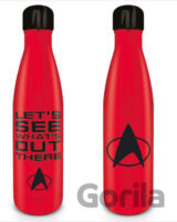 Nerezová outdoor fľaša Star Trek: Let's See What's Out There