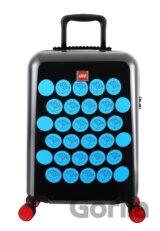 LEGO Luggage ColourBox Brick Dots 20'' - Černý/Modrý