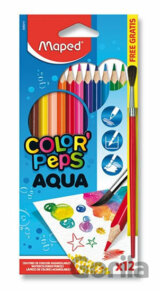 Maped - Pastelky Color´Peps AQUA 12ks + štětec