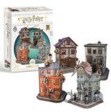 Harry Potter 3D puzzle - Příčná ulice  (4 v 1)