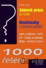 1000 řešení č. 9-10/2020 - Zákoník práce po novele, Dohody a zdravotní pojištění