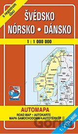 Švédsko, Nórsko, Dánsko 1:1 000 000