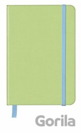 CoolNotes (Small)Light Green/Blue Stripes