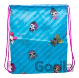 Vrecúško gym bag: L.O.L. Surprise modrý polyester