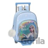 Detský batoh s vozíkom Frozen: True At Heart s koliečkami vzor 12015