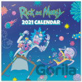 Kalendár 2021 s plagátom: Rick and Morty