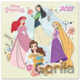 Oficiálny kalendár Disney 2021 s plagátom: Princezny