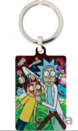 Kovová kľúčenka Rick And Morty