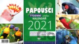 Stolní kalendář Papoušci 2021