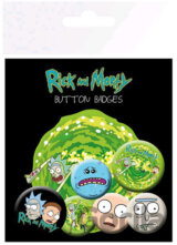 Placka Rick and Morty: Characters Set 6 ks