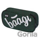 Penál etue Baagl Logo zelený