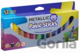Little Brian Paint Sticks - Metalické barvy 12 ks