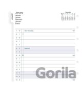 Notebook, kalendář 2021, A5, měsíční plán