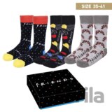 Panské ponožky Friends: Set 3 kusov