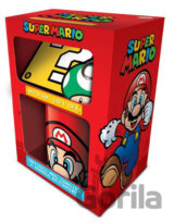Dárkový set Super Mario: hrnek - přívěsek - tácek (objem hrnku 315 ml)