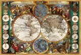Starožitná mapa sveta