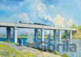 Claude Monet -Railway Bridge at Argenteuil, 1873