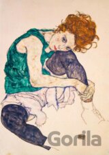 Egon Schiele - Seated Woman with Legs Drawn Up, 1917