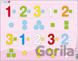 Puzzle MAXI - Čísla 1-3 s grafickými znaky/10 dílků