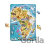 Puzzle rámové Zvířata Afriky