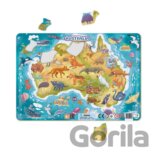 Puzzle rámové Zvířata Austrálie