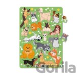 Puzzle rámové Pejsci