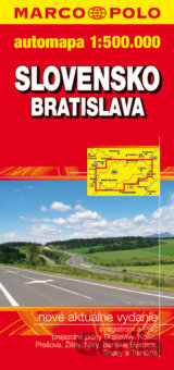 Slovensko - Bratislava 1:500 000
