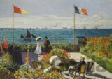 Monet, Terrazza sul mare a Saint-Adress 1866