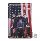 Plechová tvarovaná 3D ceduľa na stenu The Beatles: US Flagge