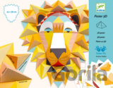 Tvorenie s papierom: 3D plagát Kráľ zvierat