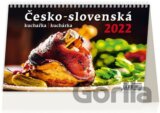 Stolní kalendář Česko-slovenská kuchařka / kuchárka 2022