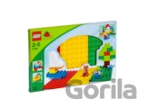 LEGO Duplo 2198 - Červená, zelená a žltá podložka na stavanie