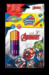 Colorino Marvel Avengers - oboustranné pastelky trojhranné 24 barev