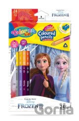 Colorino Disney Frozen - oboustranné pastelky trojhranné 24 barev
