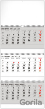 Nástěnný 3-měsíční kalendář standard skládací 2022
