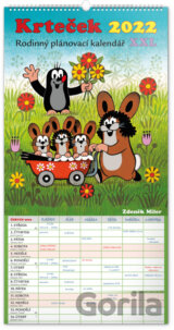 Nástěnný Rodinný plánovací kalendář Krteček XXL 2022