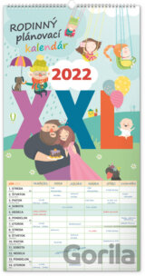 Nástenný Rodinný plánovací kalendár XXL 2022