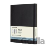 Moleskine Měsíční diář 2021-2022 černý XL, měkký