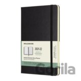 Moleskine Zápisník plánovací 2021-2022 černý L, tvrdý