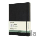 Moleskine Zápisník plánovací 2021-2022 černý XL , tvrdý